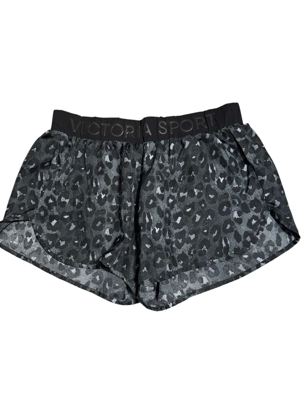 VICTORIA SPORT animal print running shorts size large
